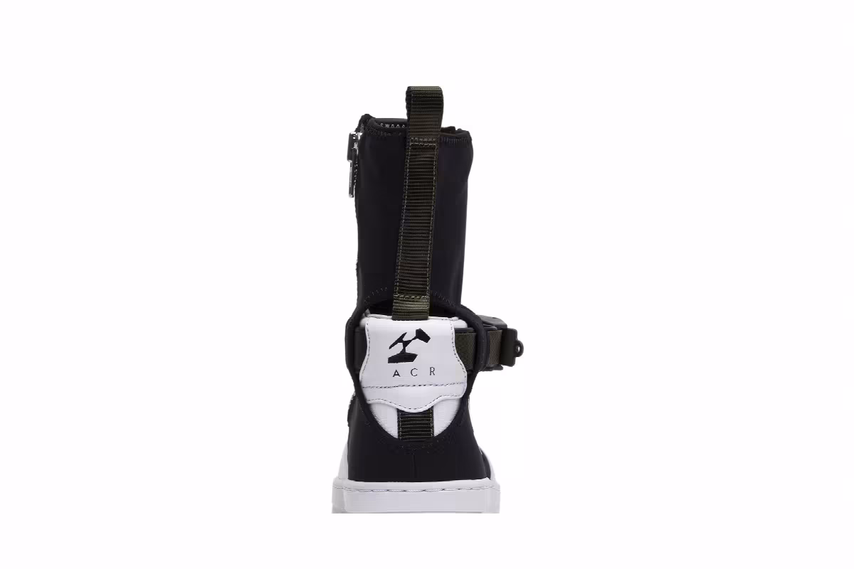 Acronym x NikeLab Air Force Downtown 1 Hi SP Black White, view 8
