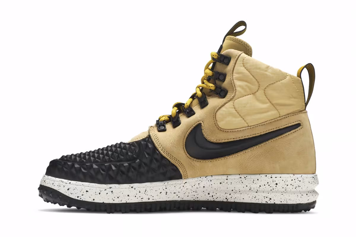 Nike Lunar Force 1 Duckboot 17 Metallic Gold, view 4