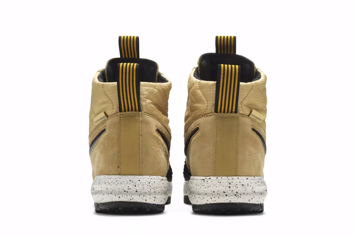 Nike Lunar Force 1 Duckboot 17 Metallic Gold, view 7