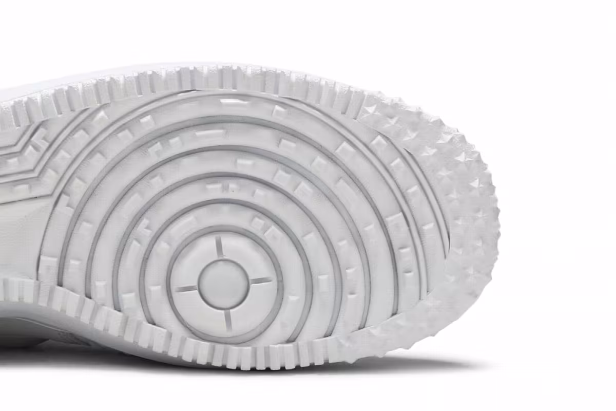 Nike Lunar Force 1 Duckboot Triple White, view 6