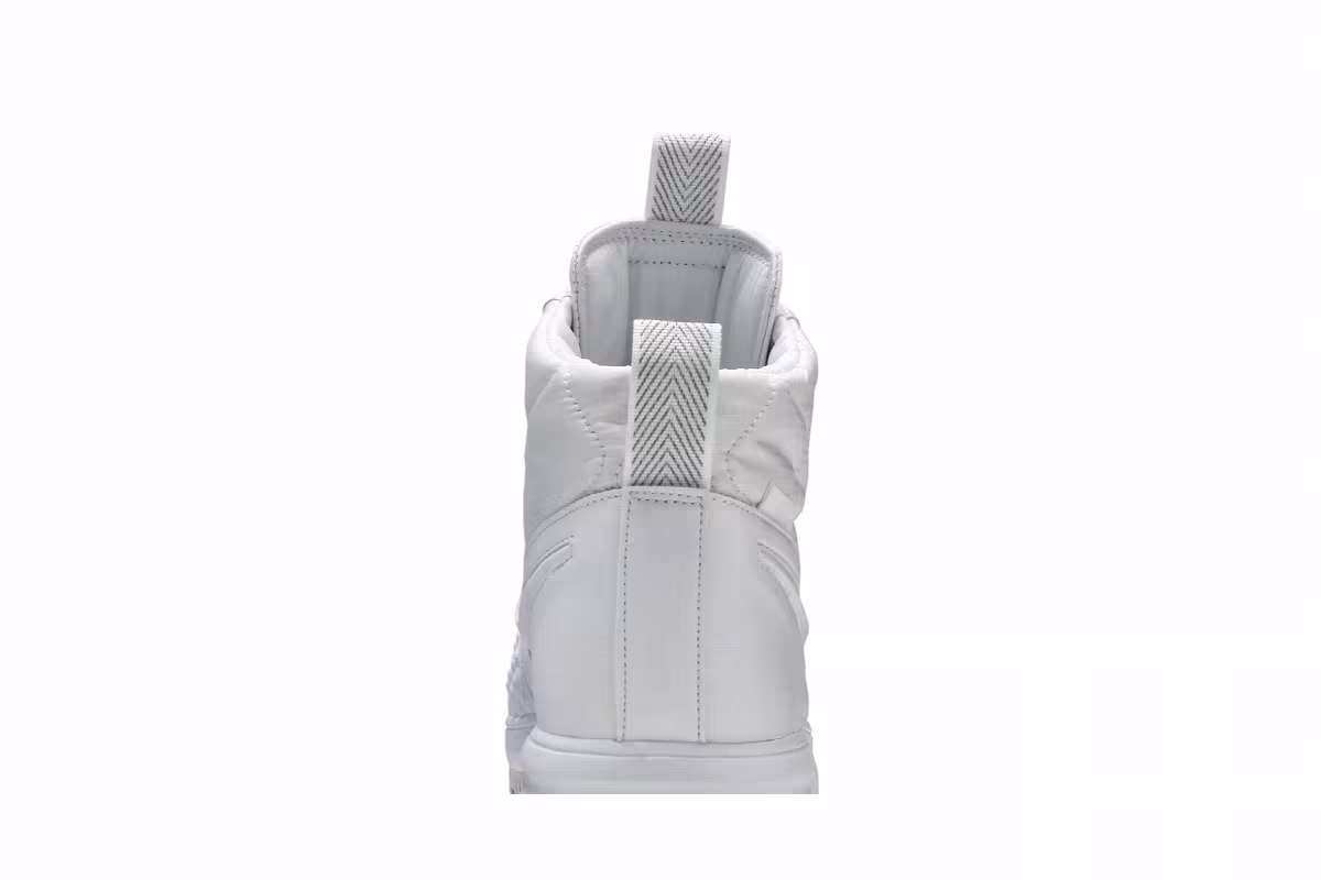 Nike Lunar Force 1 Duckboot Triple White, view 8