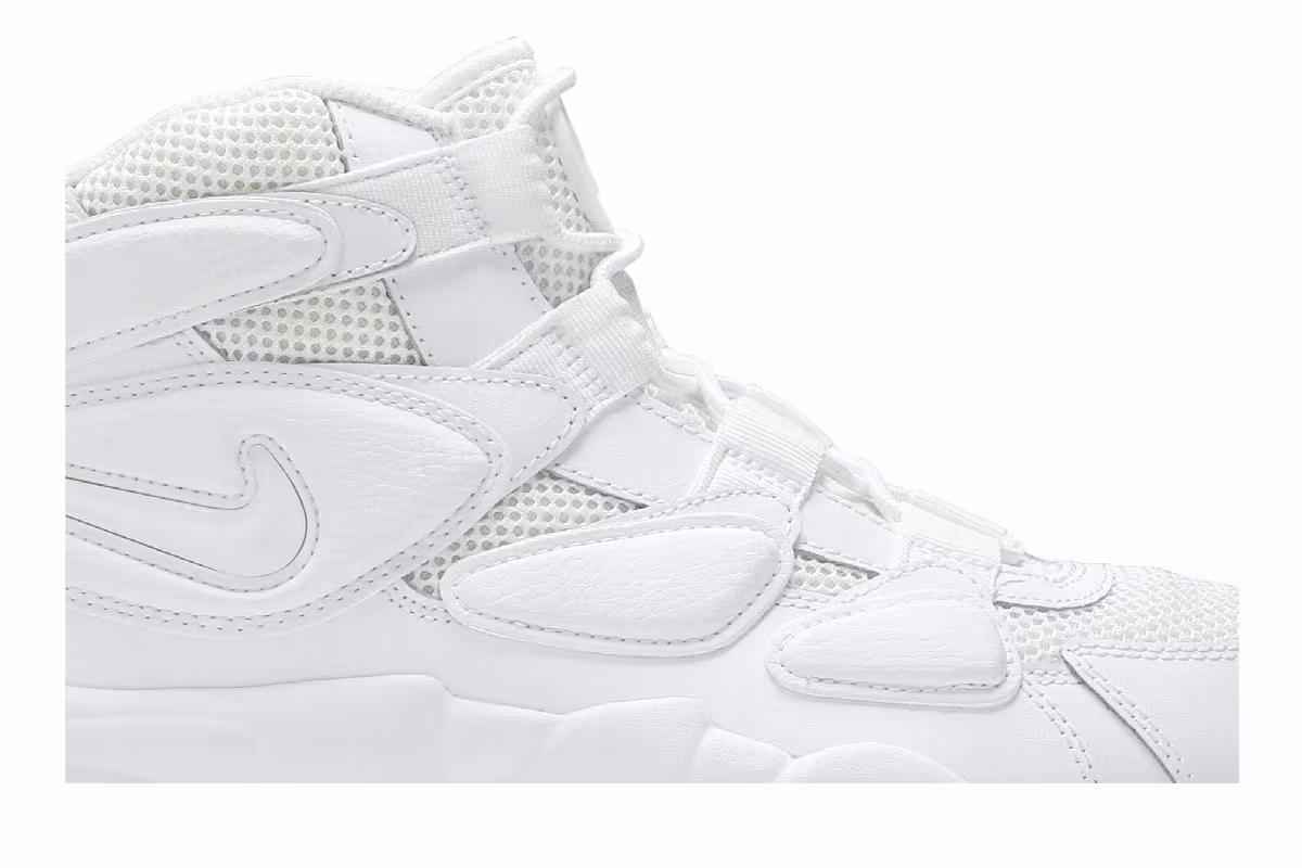 Nike Air Max 2 Uptempo Triple White, view 3