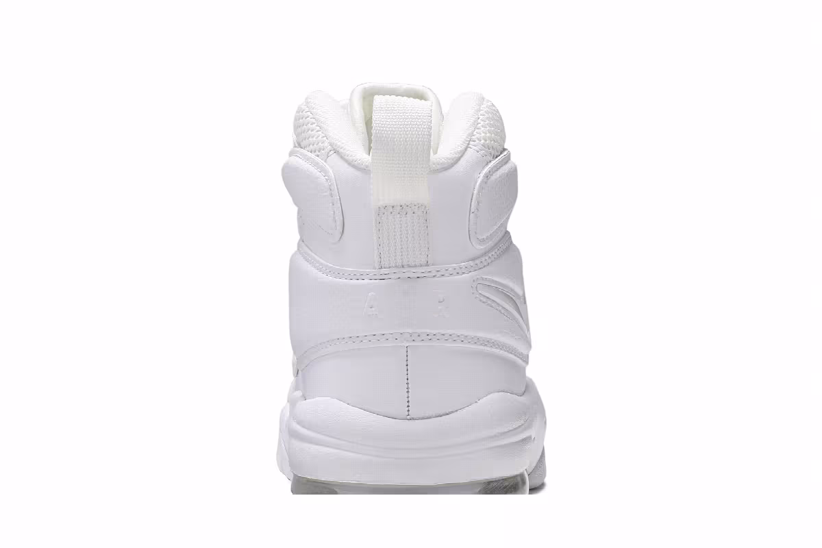 Nike Air Max 2 Uptempo Triple White, view 8