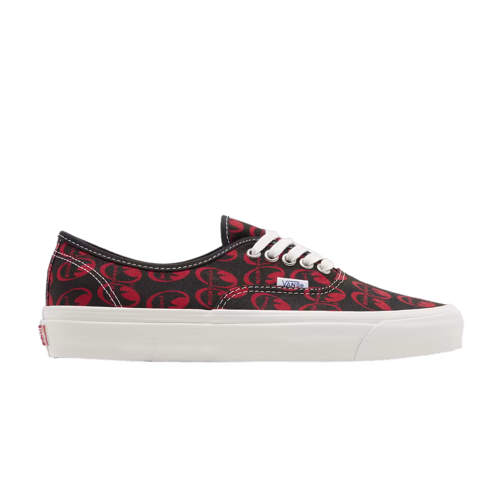 Mooneyes x Vans Authentic 44 DX Anaheim Factory - Black Red