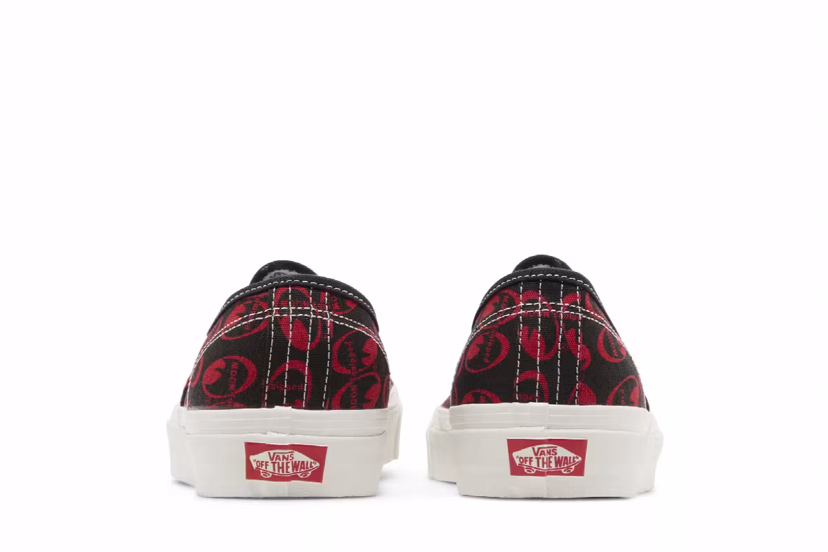 Mooneyes x Vans Authentic 44 DX Anaheim Factory - Black Red, view 7