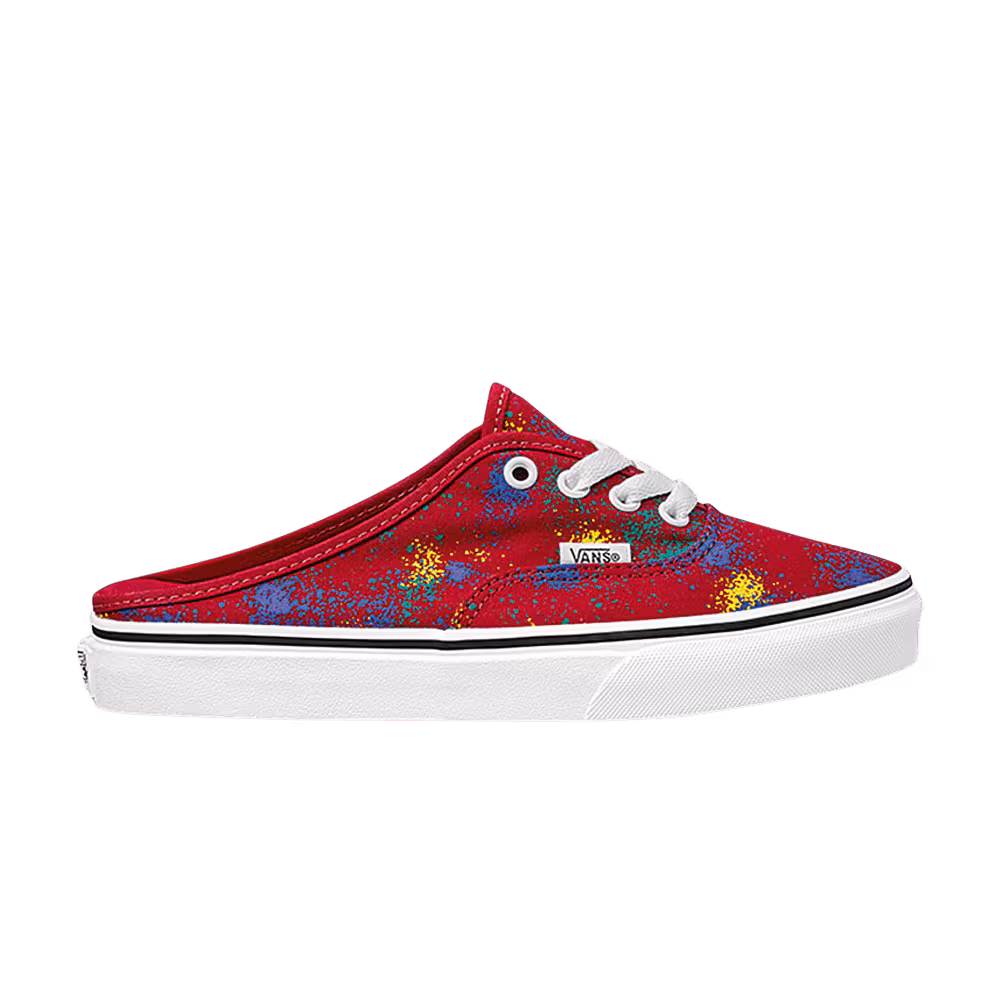 Vans Authentic Mule Overspray - Racing Red