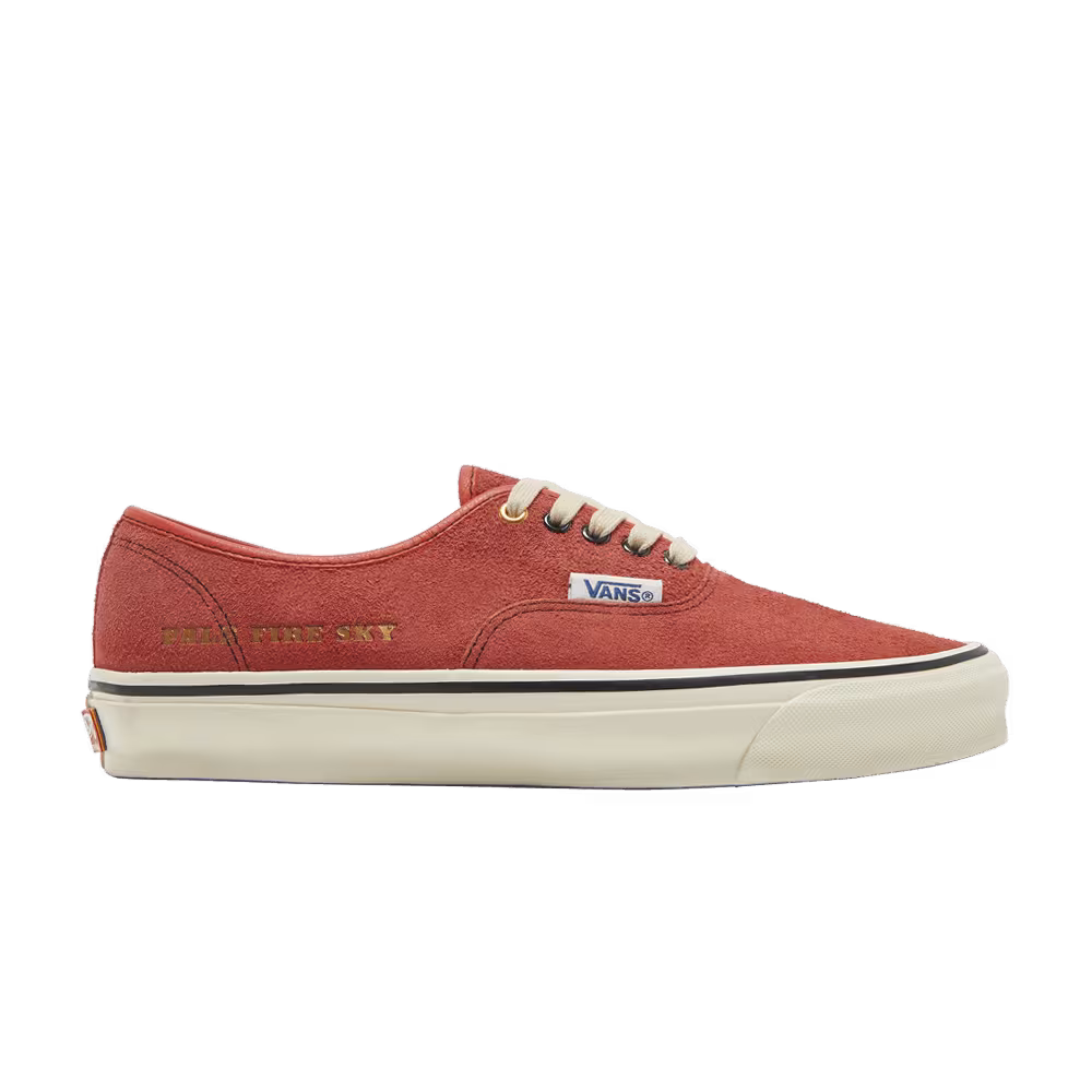 Vans Julian Klincewicz x Vault OG Authentic SP LX Pale Fire Sky - Cherry Tomato