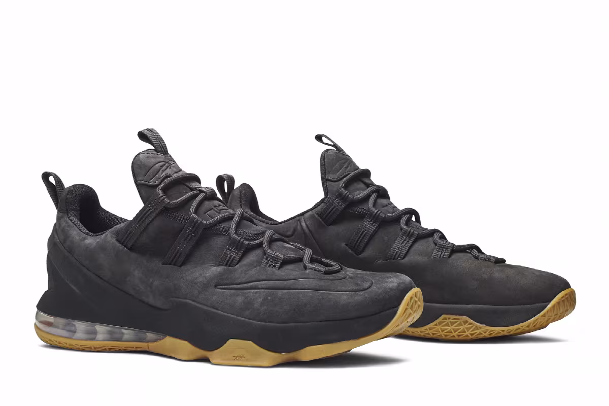 Nike LeBron 13 Low Premium Anthracite Grey, view 9