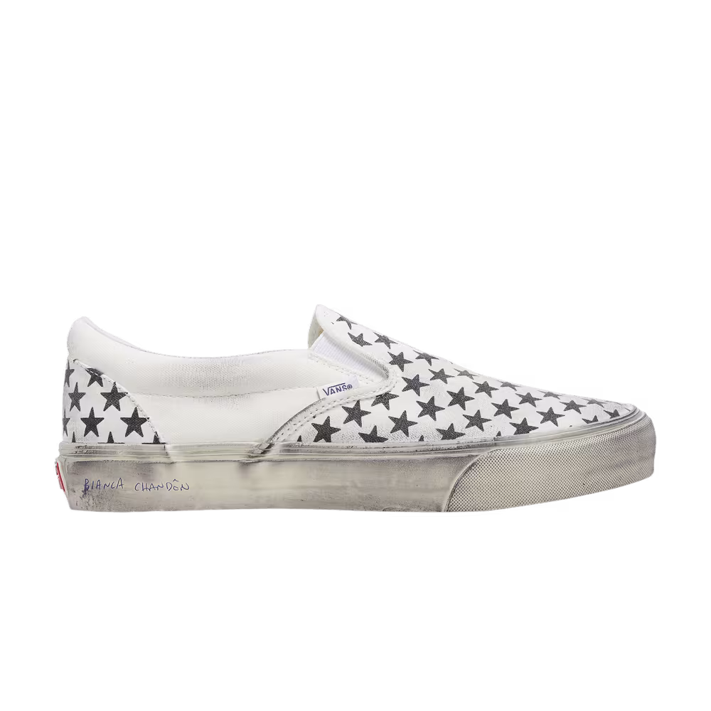 Bianca Chandôn x Vans Classic Slip-On VLT LX Stressed Black