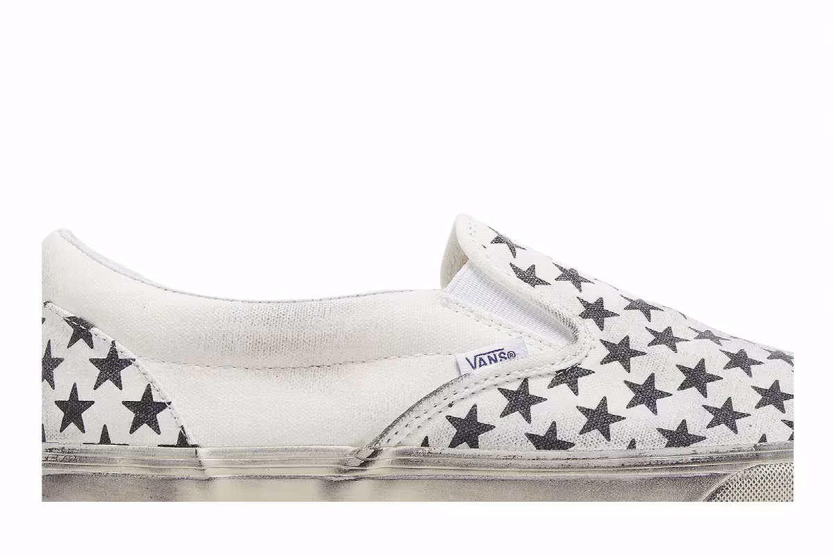 Bianca Chandôn x Vans Classic Slip-On VLT LX Stressed Black, view 3