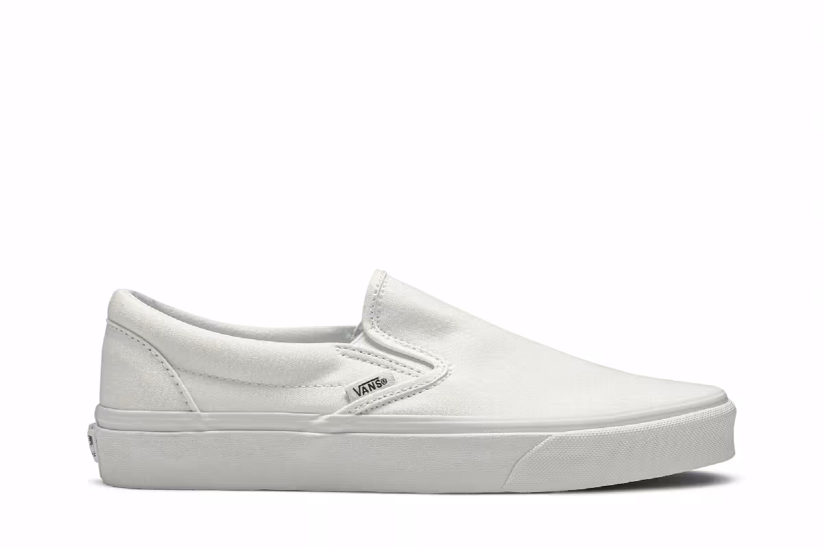 Vans Classic Slip-On White Canvas, view 2