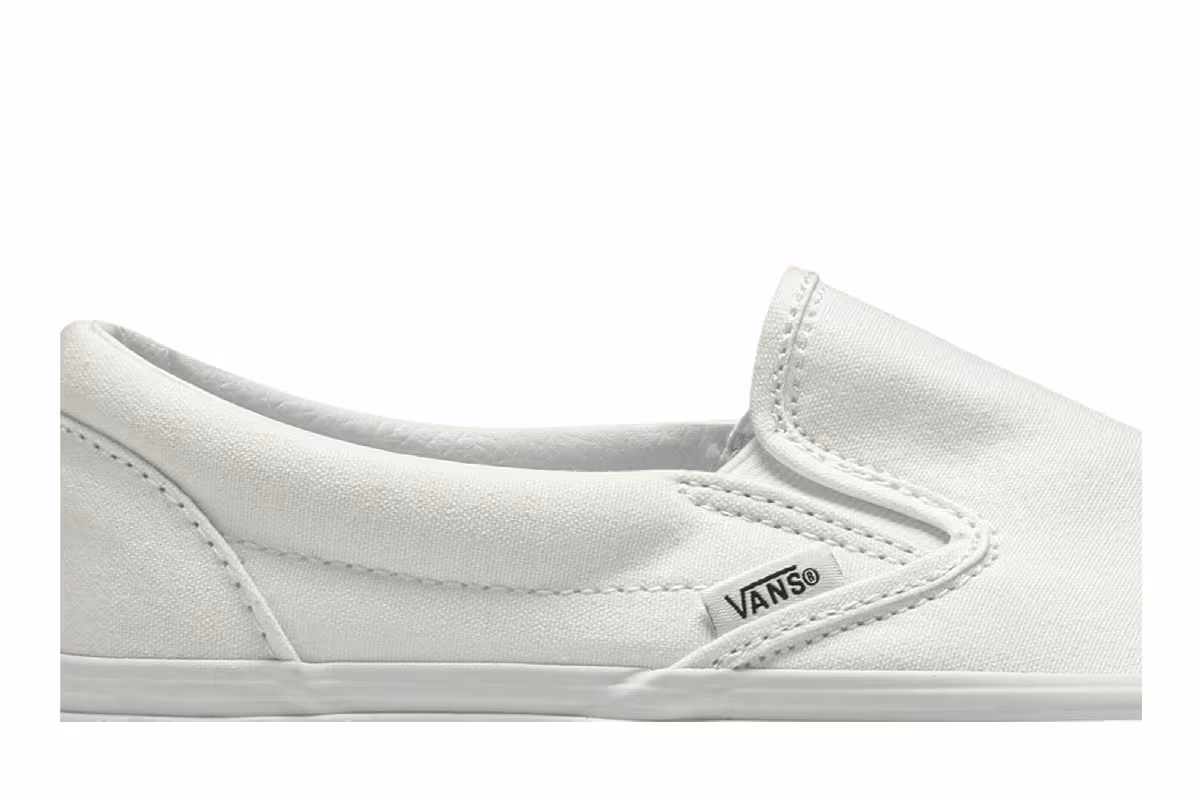 Vans Classic Slip-On White Canvas, view 3