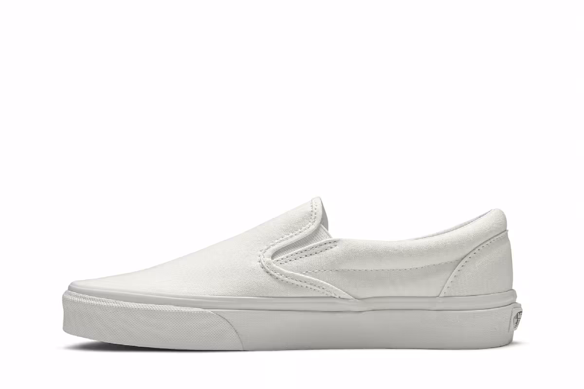 Vans Classic Slip-On White Canvas, view 4