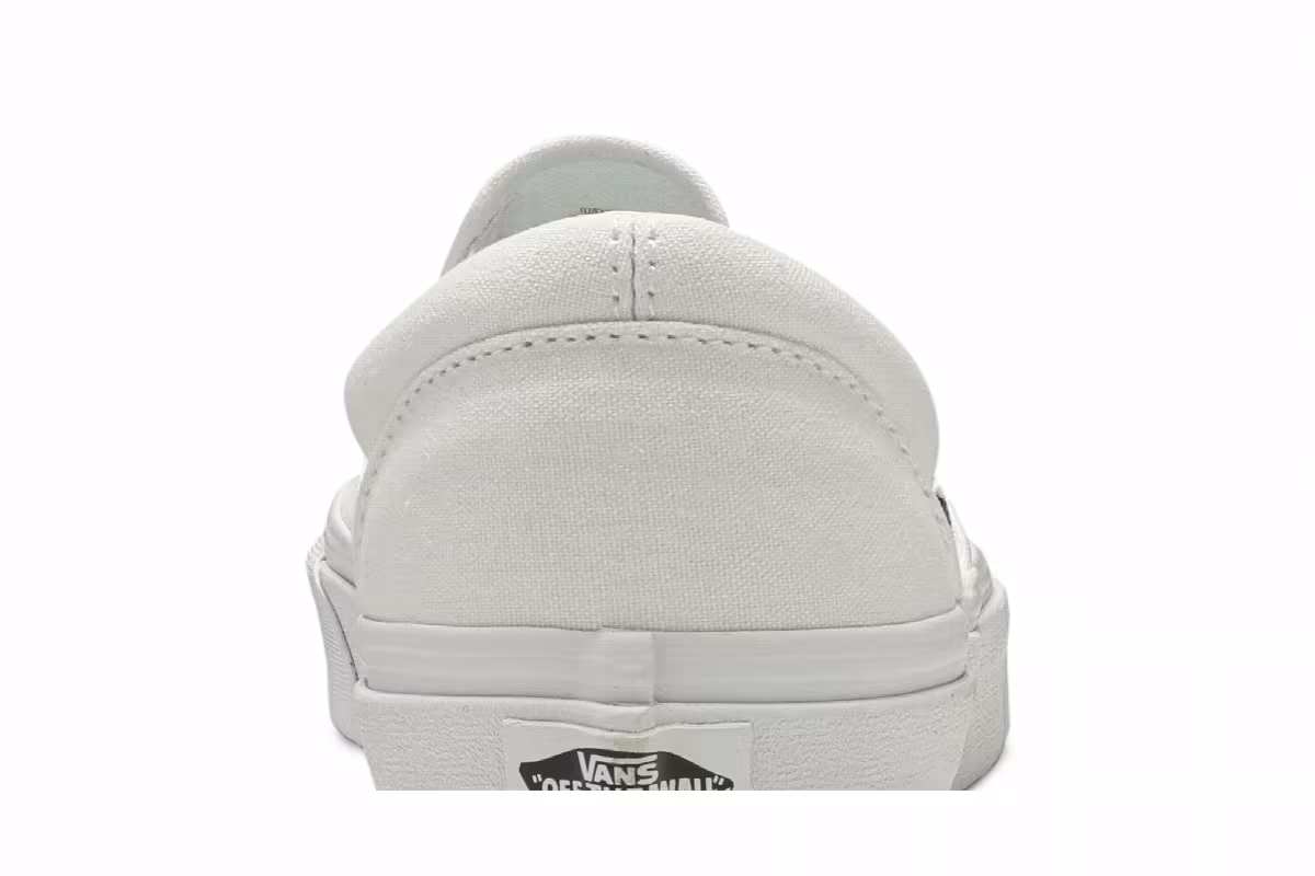 Vans Classic Slip-On White Canvas, view 8