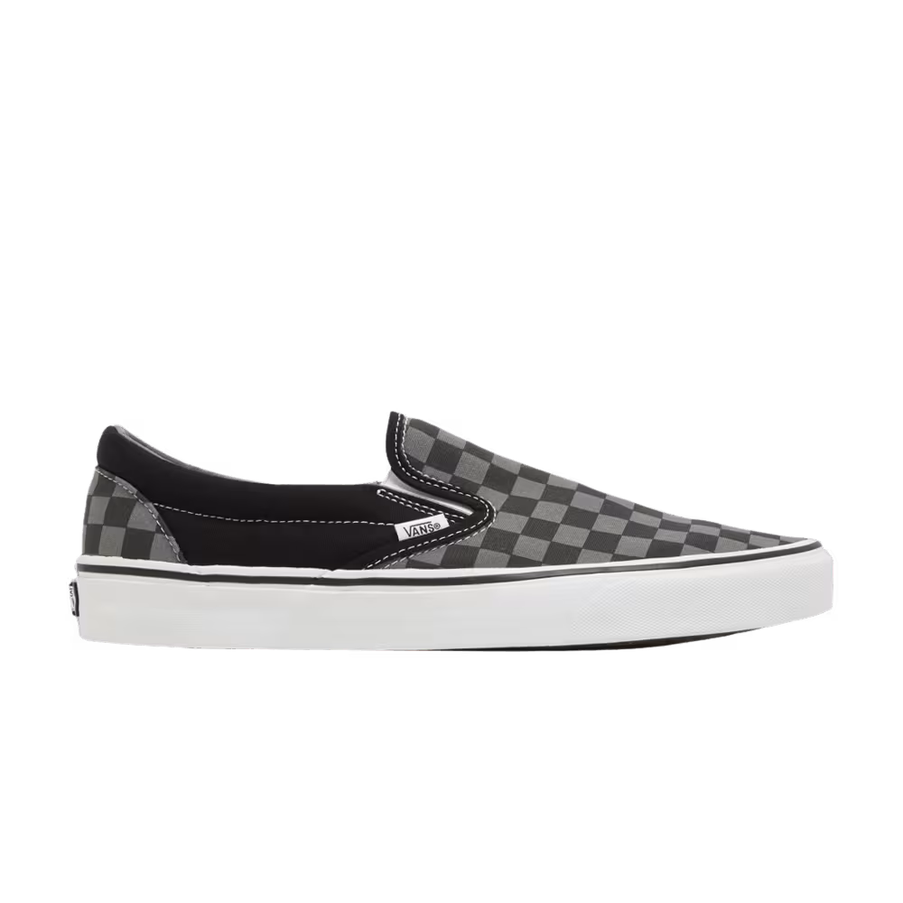 Vans Slip-On Black Pewter Checkerboar