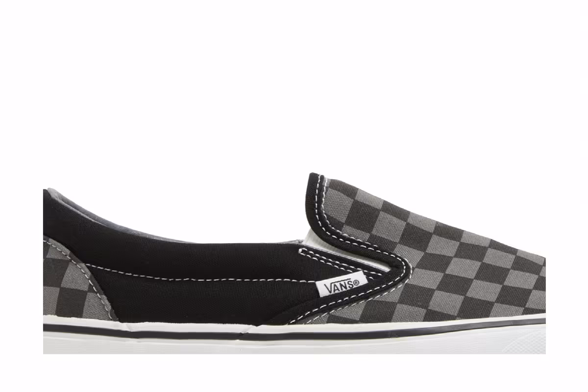 Vans Slip-On Black Pewter Checkerboar, view 3