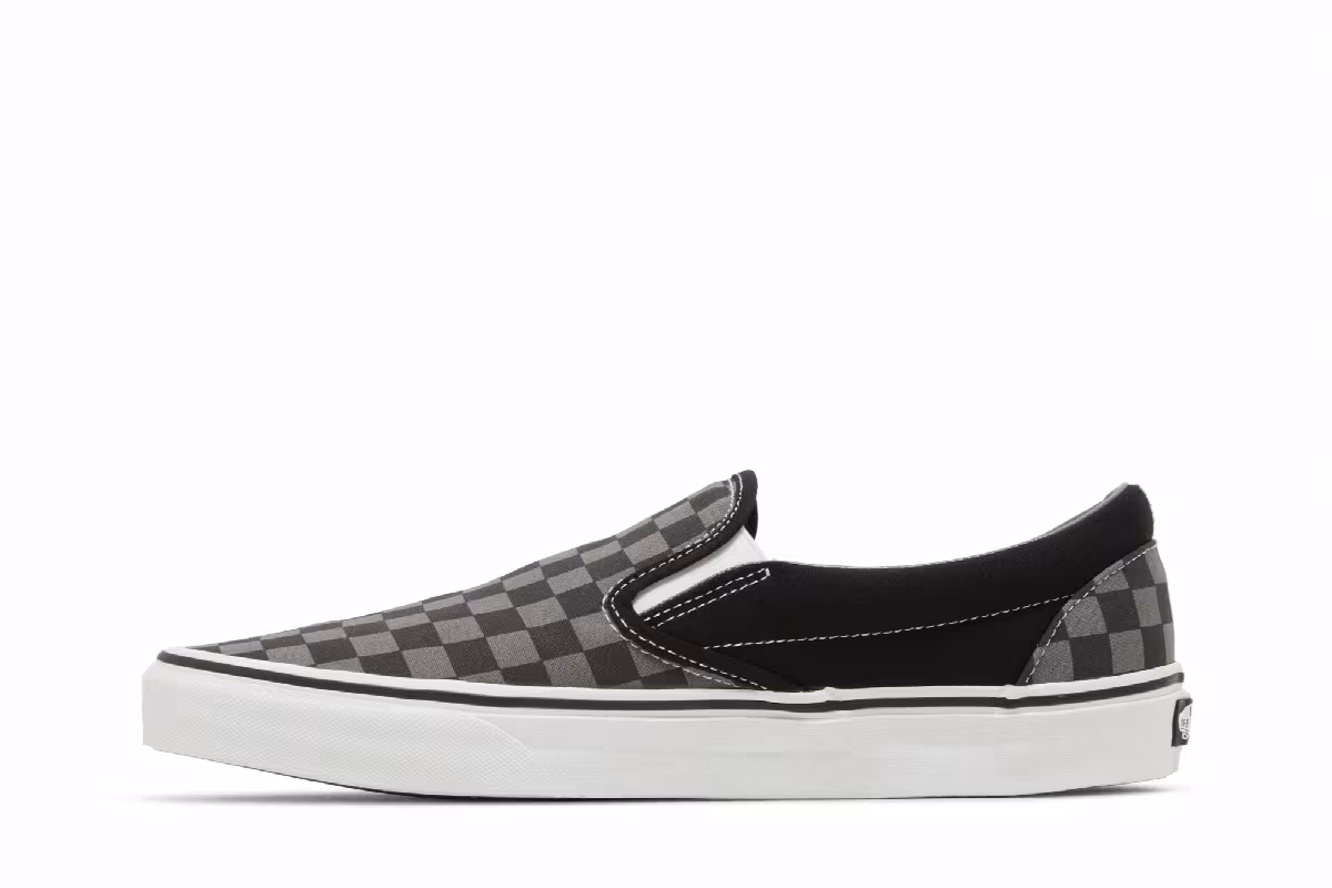 Vans Slip-On Black Pewter Checkerboar, view 4
