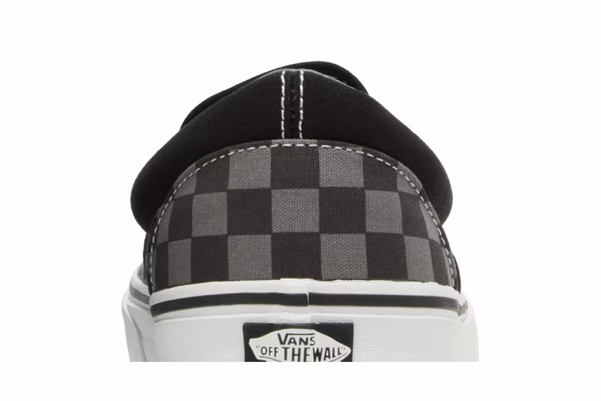 Vans Slip-On Black Pewter Checkerboar, view 8