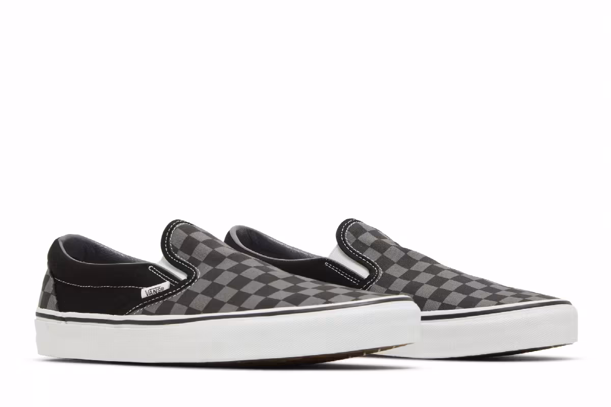 Vans Slip-On Black Pewter Checkerboar, view 9