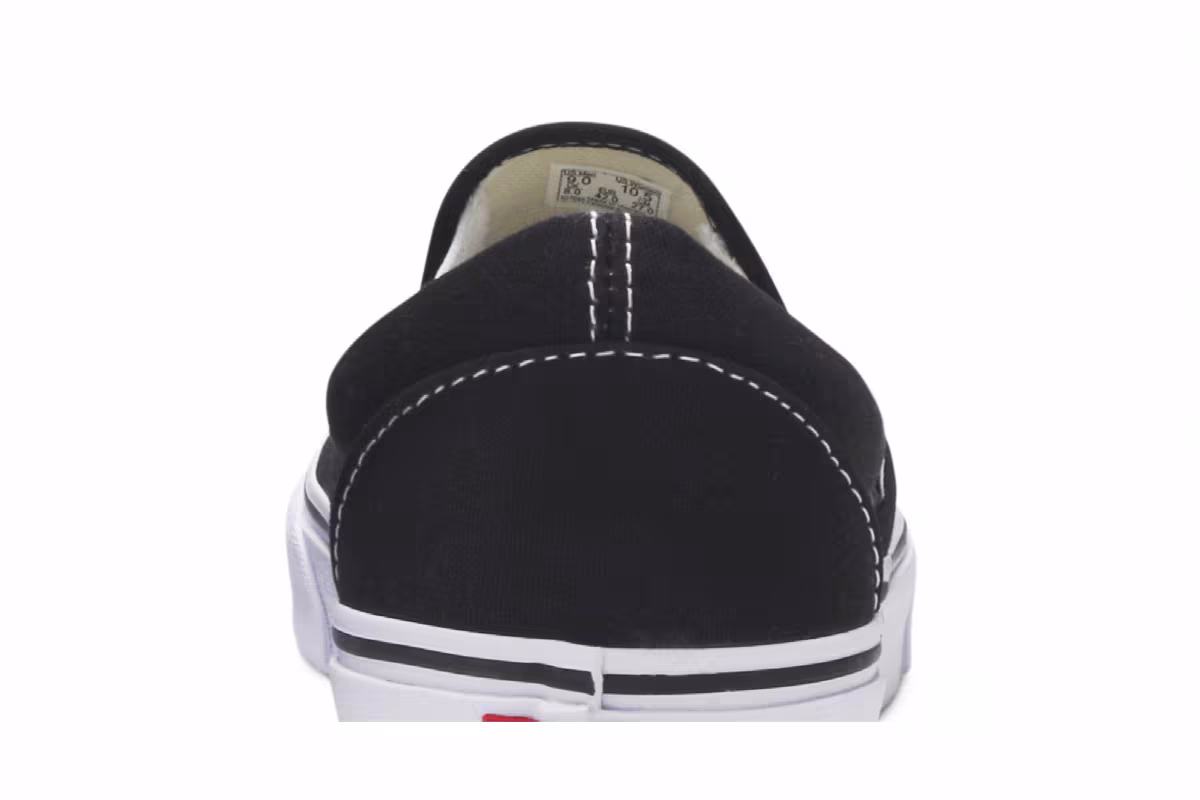 Vans Classic Slip-On Black White, view 8