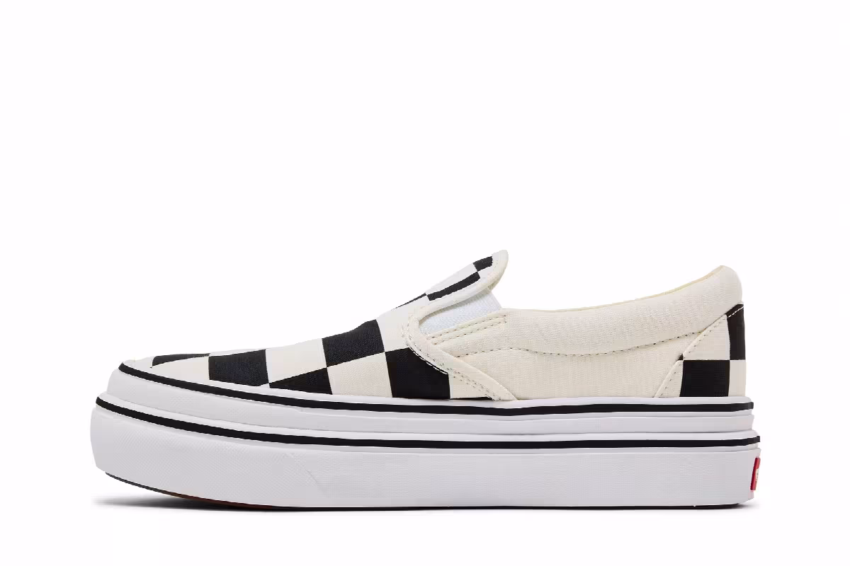 Vans Women's Super ComfyCush Slip-On Big Classics Checker, view 4