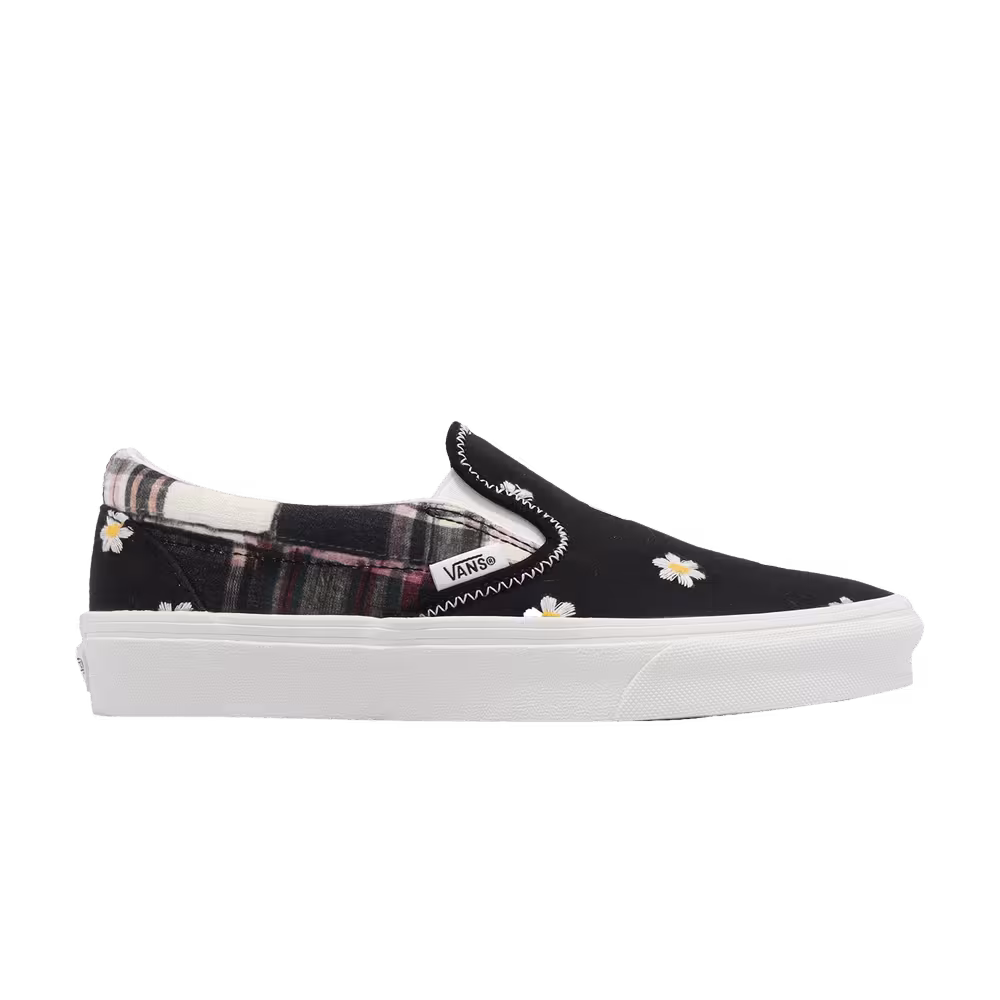 Vans Classic Slip-On Floral Plaid Patchwork