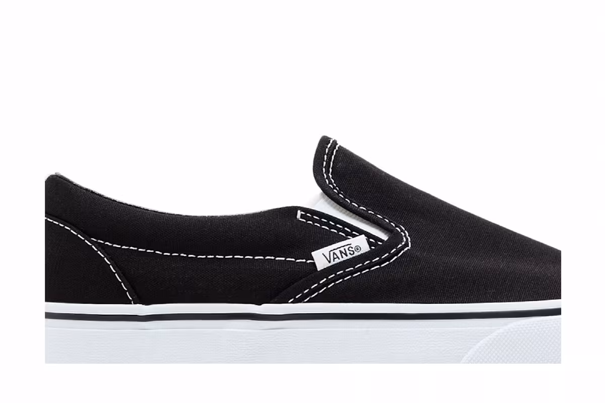 Vans Classic Slip-On Stackform Black White, view 3