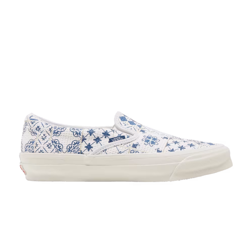 Kith x Vans OG Classic Slip-On LX Azulejo Tile