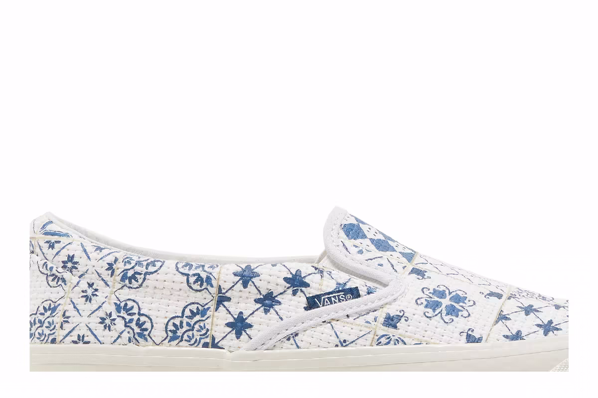 Kith x Vans OG Classic Slip-On LX Azulejo Tile, view 3