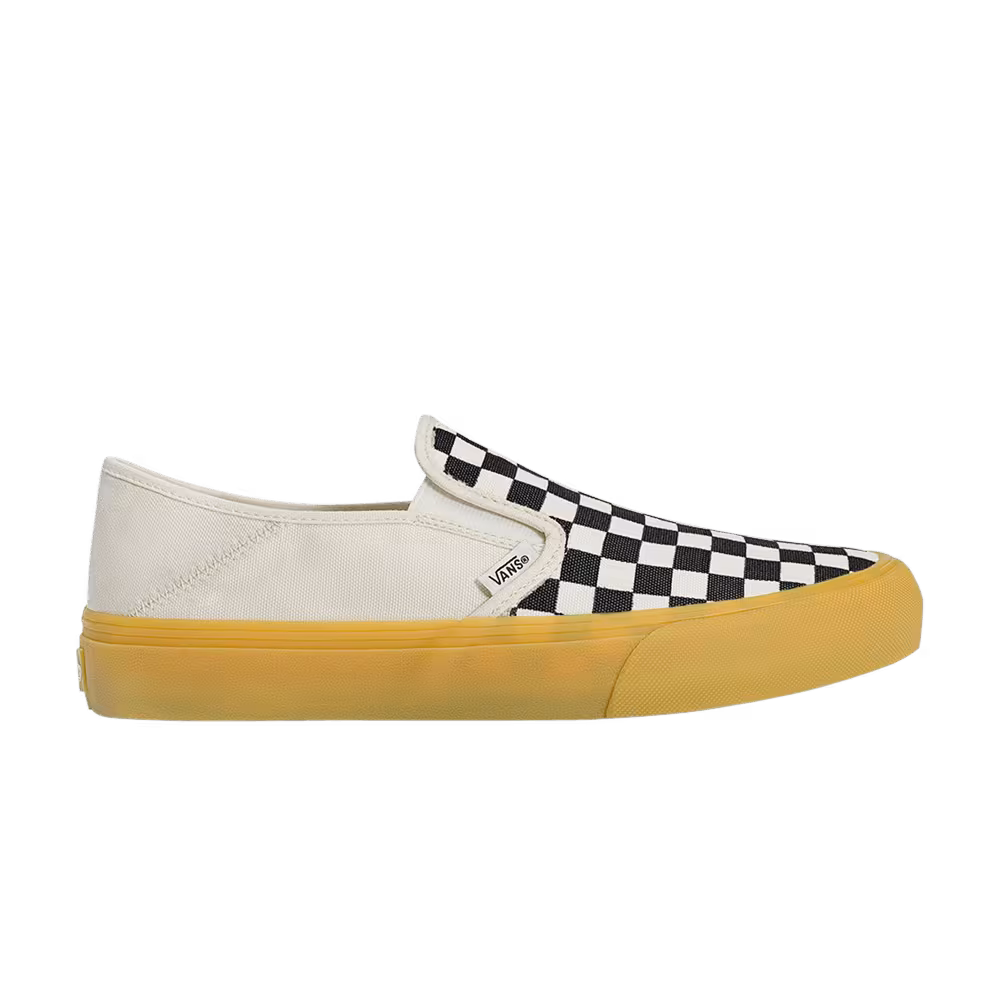 Vans Slip-On SF Checkerboard - Black Marshmallow Gum