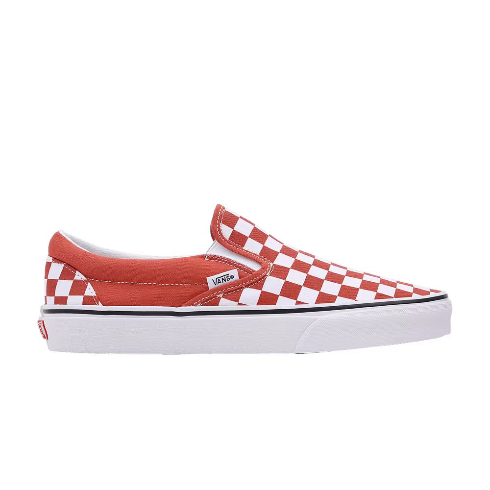 Vans Classic Slip-On Checkerboard - Burnt Ochre