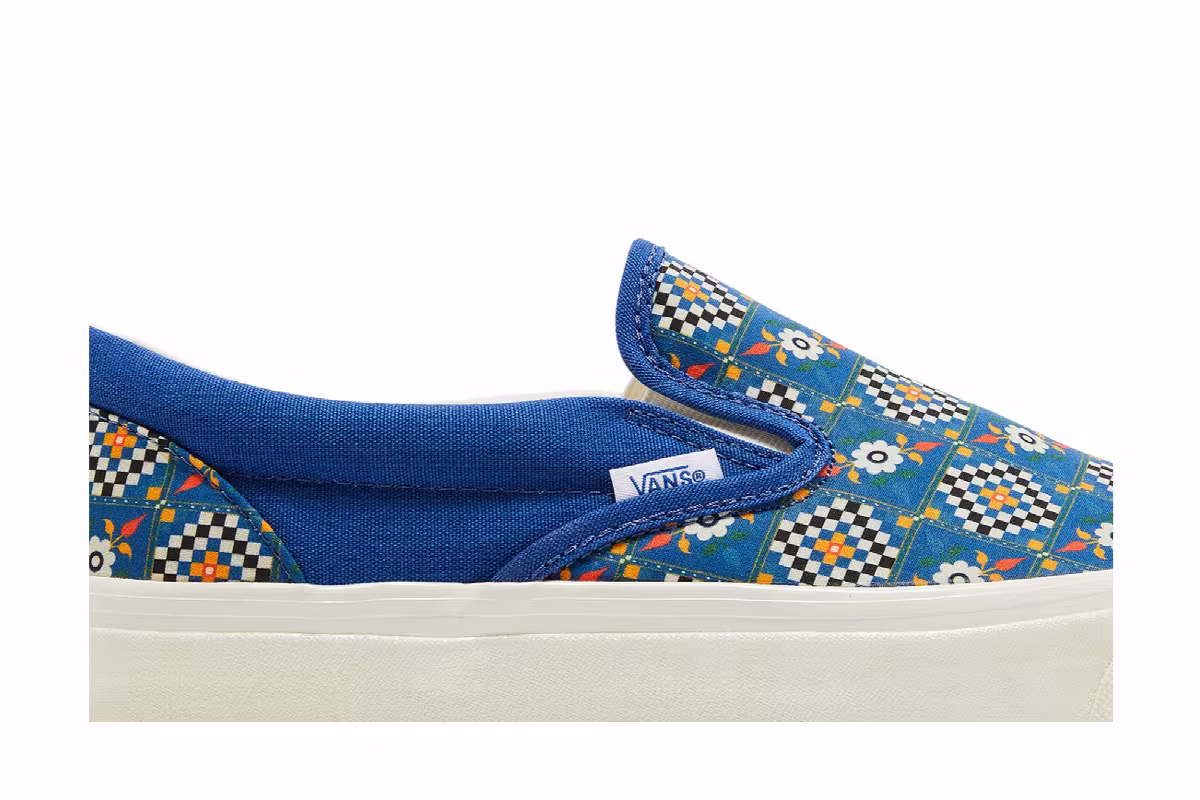 Vans Classic Slip-On 98 DX Anaheim Factory - Tile Checkerboard, view 3