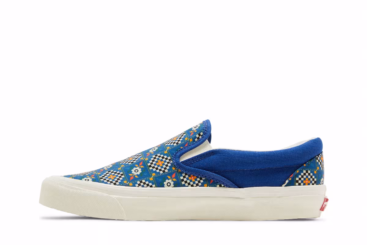 Vans Classic Slip-On 98 DX Anaheim Factory - Tile Checkerboard, view 4