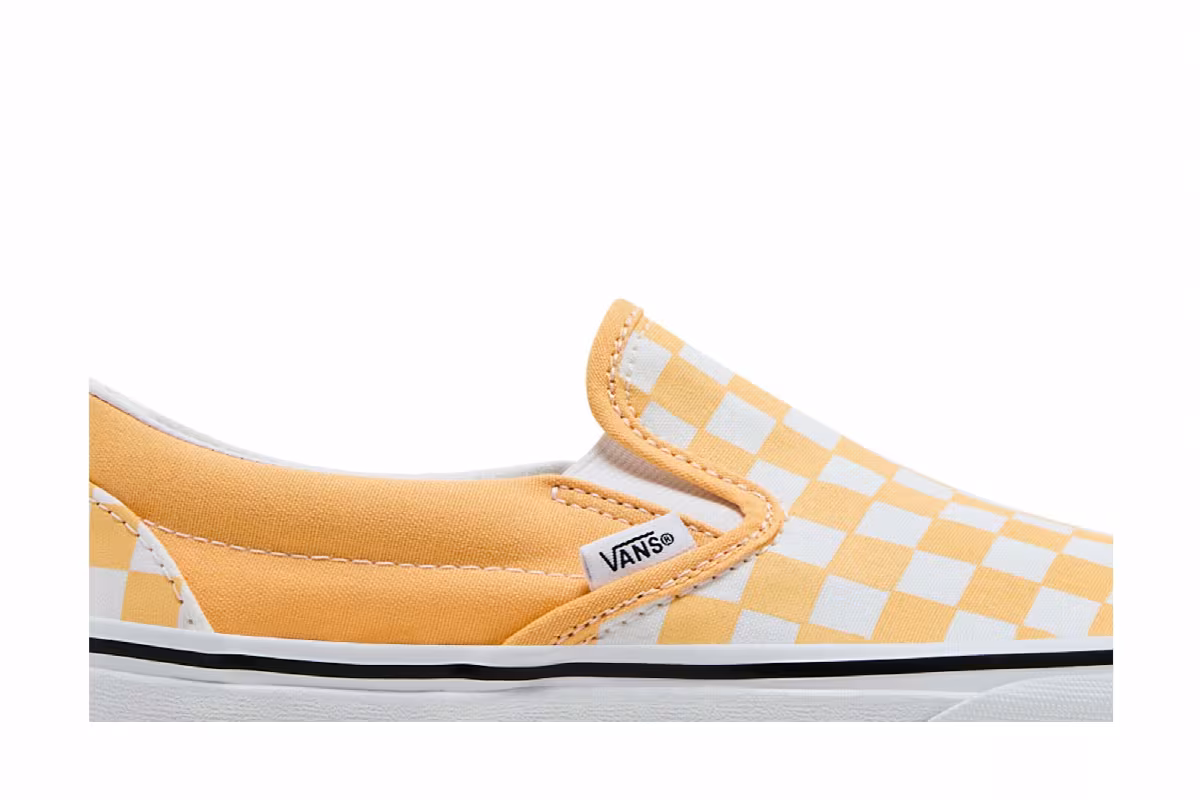 Vans Classic Slip-On Checkerboard - Flax, view 3