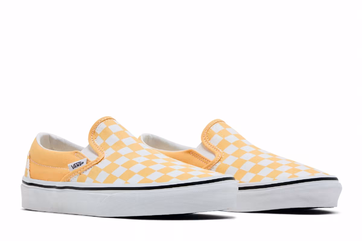 Vans Classic Slip-On Checkerboard - Flax, view 9