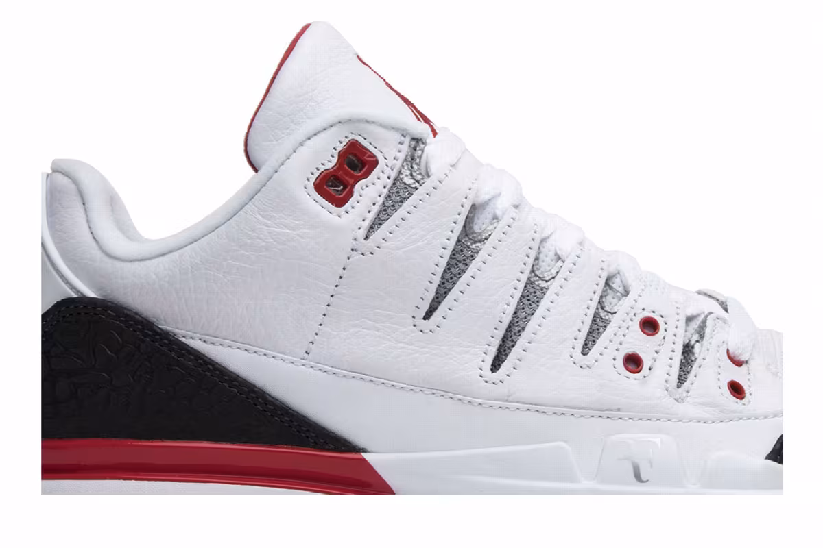 Nike Zoom Vapor Tour AJ3 Fire Red, view 3