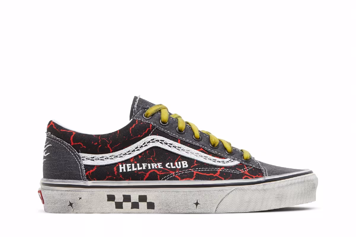 Stranger Things x Vans Style 36 Hellfire Club, view 2