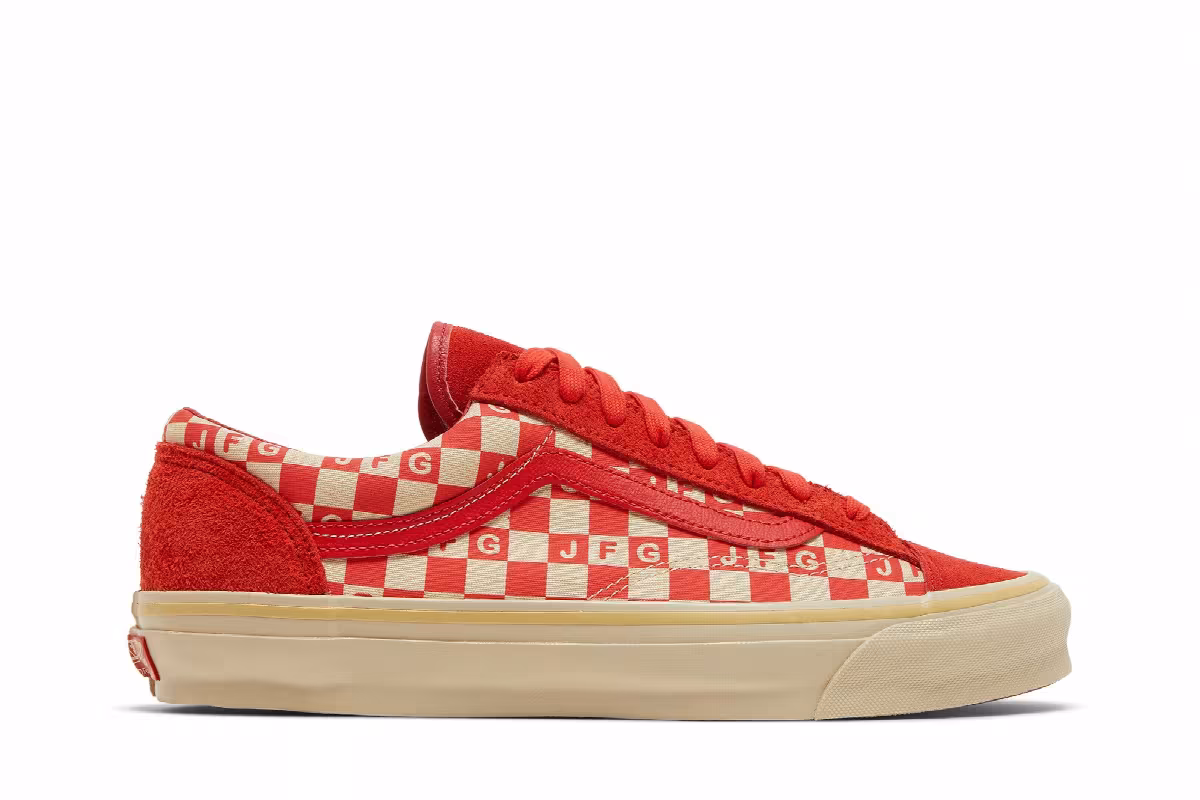 Joe Freshgoods x Vans OG Style 36 LX Honeymoon Stage - Red, view 2