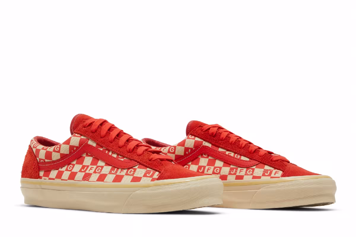 Joe Freshgoods x Vans OG Style 36 LX Honeymoon Stage - Red, view 9