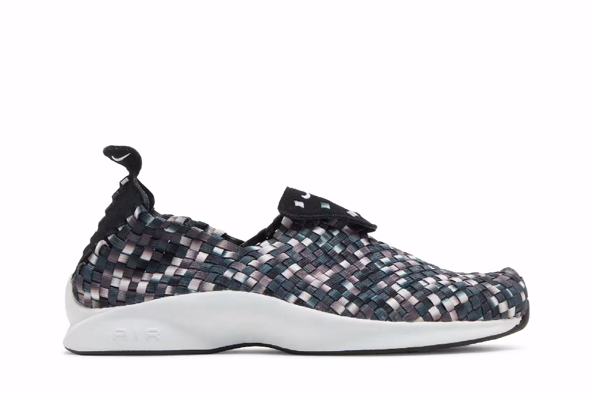 Nike Air Woven Premium Black White, view 2