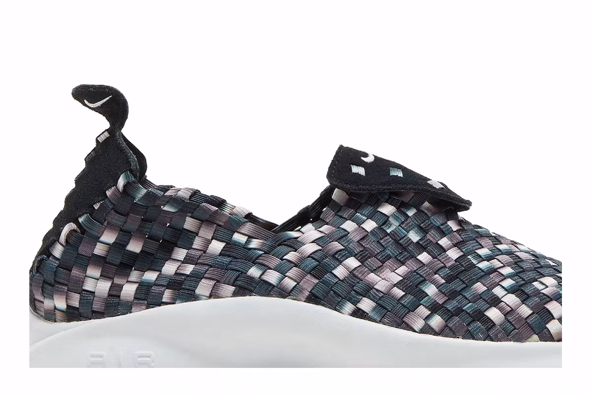 Nike Air Woven Premium Black White, view 3