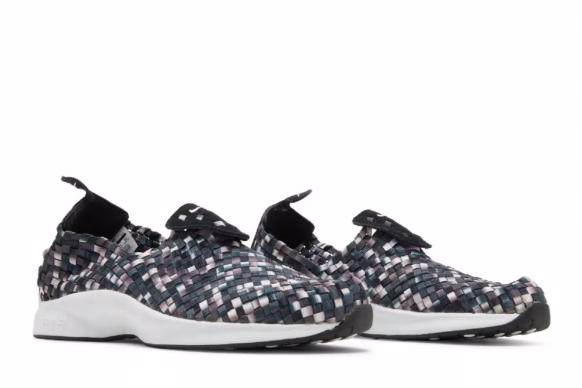 Nike Air Woven Premium Black White, view 9