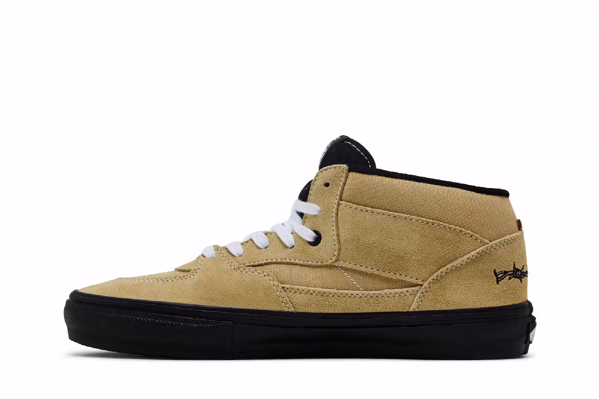 Elihah Berle x Vans Skate Half Cab Light Khaki Black, view 4