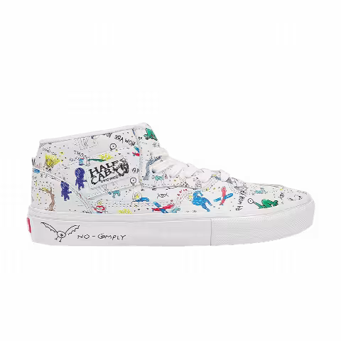 No-Comply x Daniel Johnston x Vans Half Cab 'Doodles'