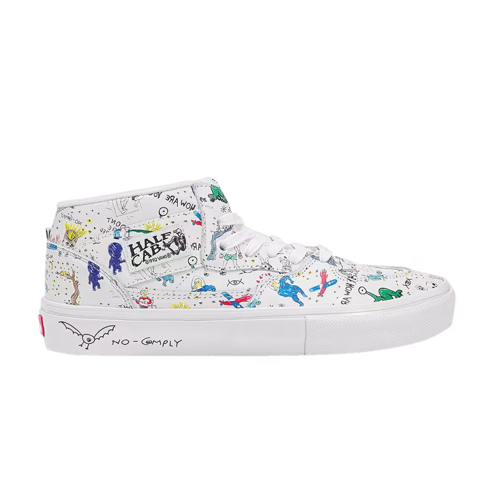 No-Comply x Daniel Johnston x Vans Half Cab Doodles