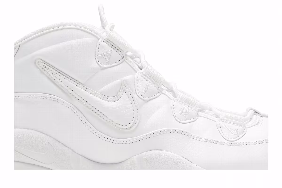 Nike Air Max Uptempo Triple White, view 3