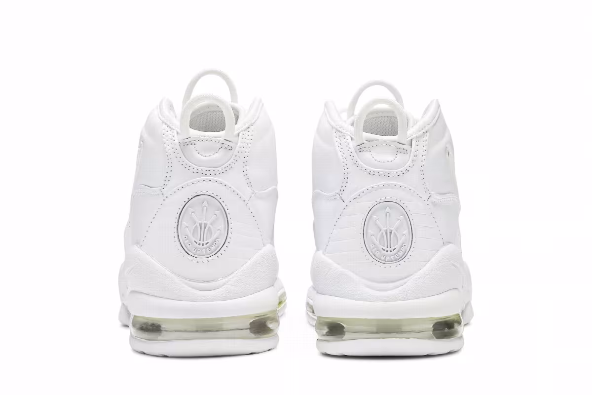 Nike Air Max Uptempo Triple White, view 7