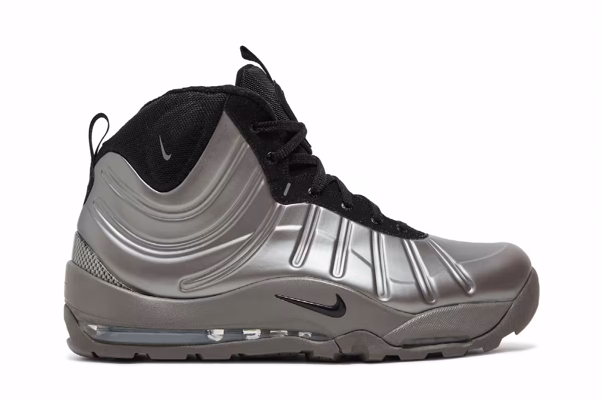Nike Air Bakin Posit Metallic Pewter, view 2