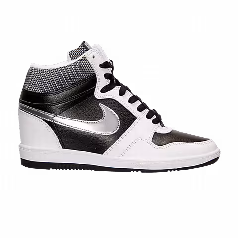 Nike Wmns Force Sky High 'Black Metallic Silver'