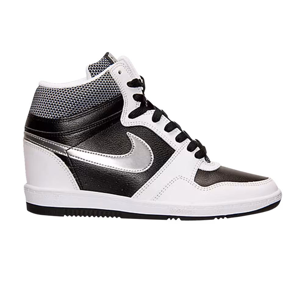 Nike Women's Force Sky High Black Metallic Silver